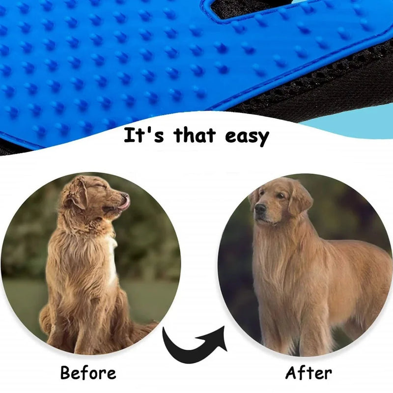 Luva De Silicone Para Pelos De Gatos